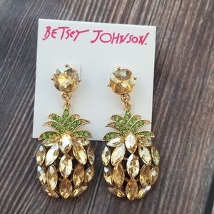 Betsey Johnson — Pineapple Earrings